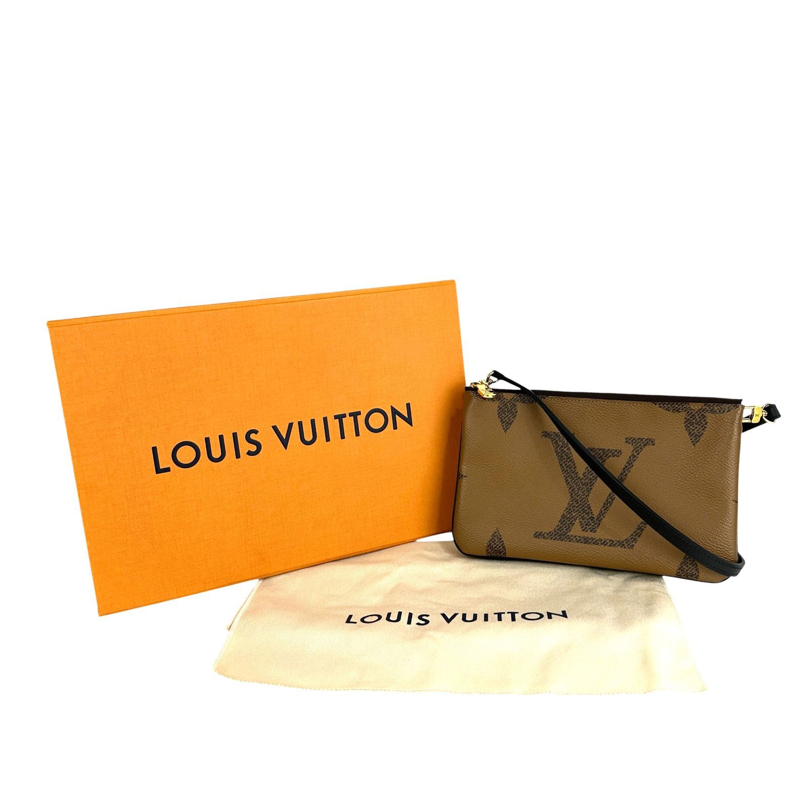 Louis Vuitton】ルイヴィトン M69203 ポシェット ドゥーブル ジップ 