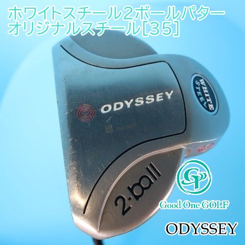 レフティーパター オデッセイ ホワイトスチール2ボールパター