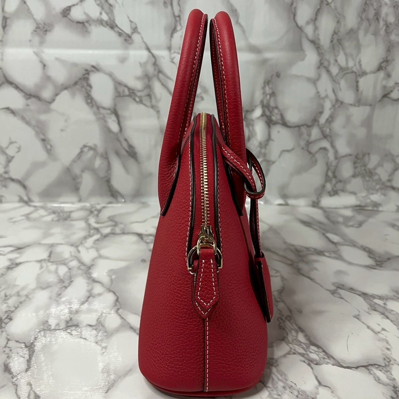 極美品】ボナベンチュラ BONAVENTURA エマ ミニ レザー ハンドバッグ