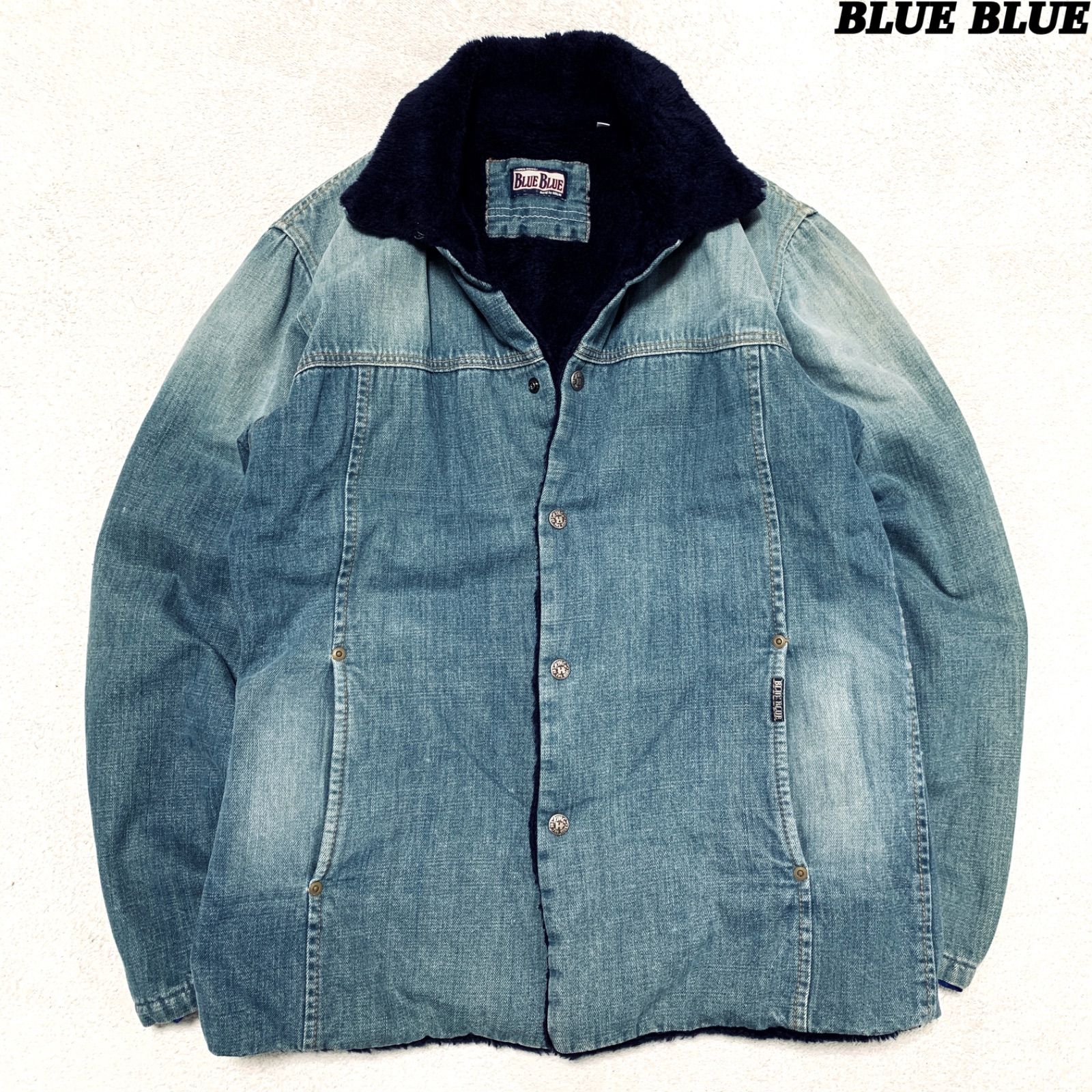 BLUE BLUE デニムコーチジャケット カバーオール ワークジャケット G