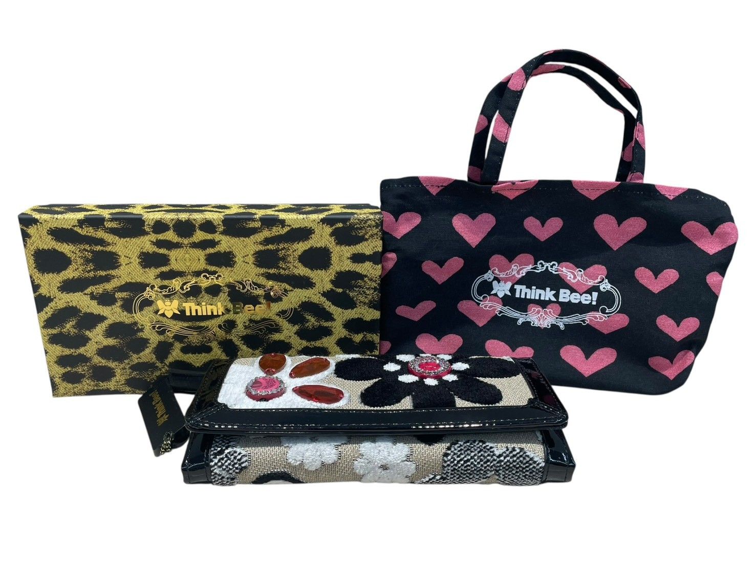 Think Bee! (シンクビー) マーガレット2 長財布 ウォレット ブラック