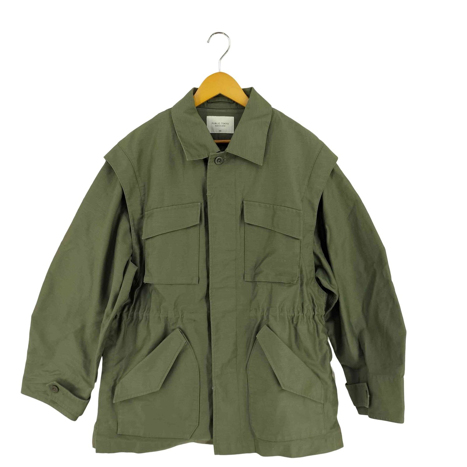 パブリックトウキョウ PUBLIC TOKYO 3WAY ミリタリーベストライナー