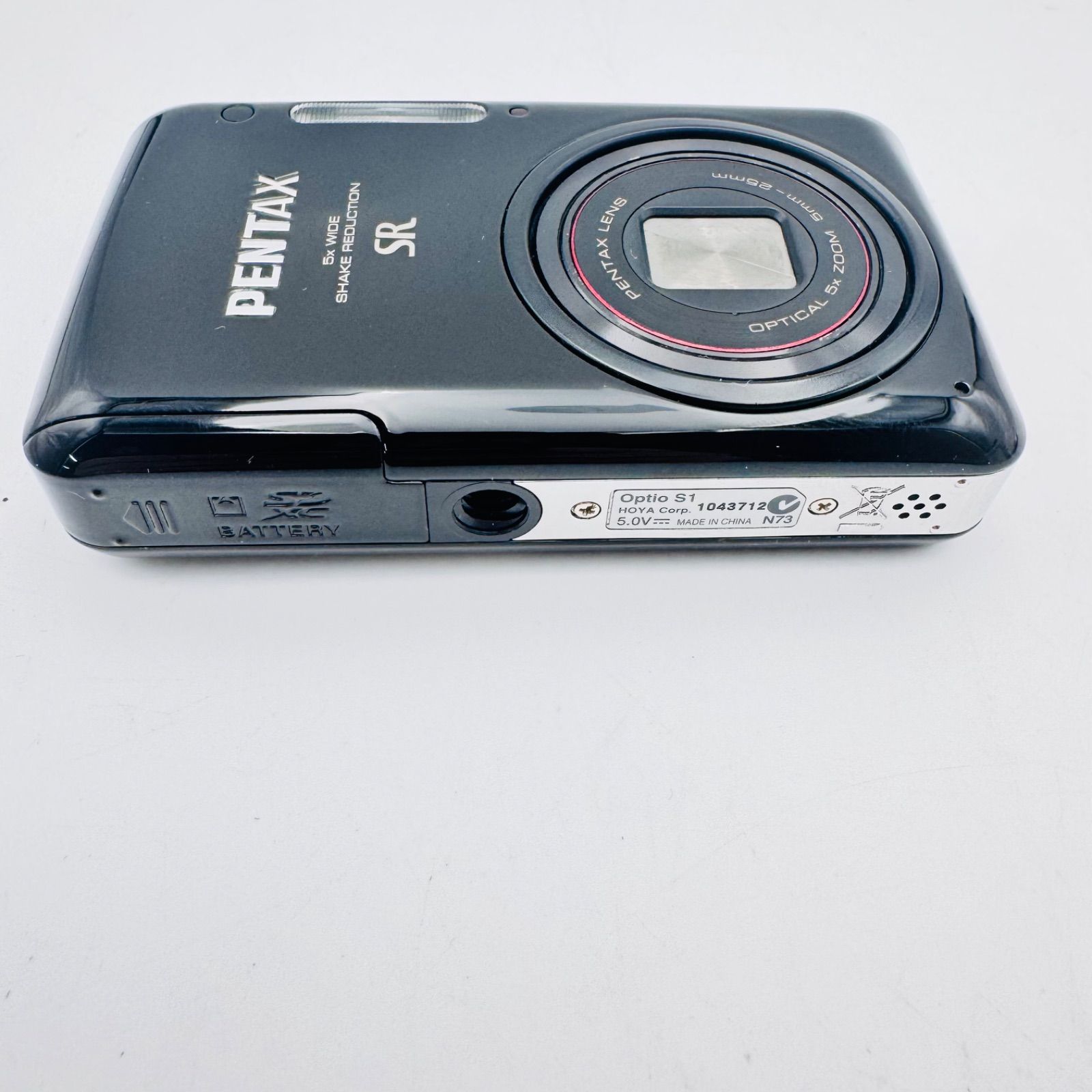 美品】PENTAX OPTIO S1 ブラック 元箱•取説•充電器付き (28) - メルカリ