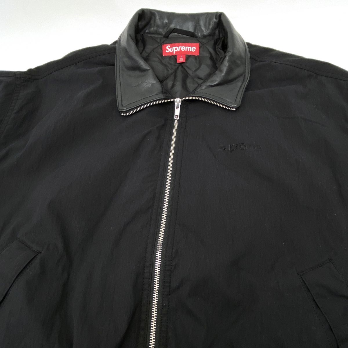 Supreme シュプリーム Leather Collar Utility Jacket ユーティリティ