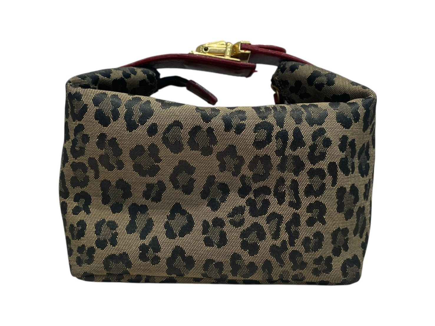 FENDI (フェンディ) ズッカ バニティ ポーチ 26360 レオパード柄