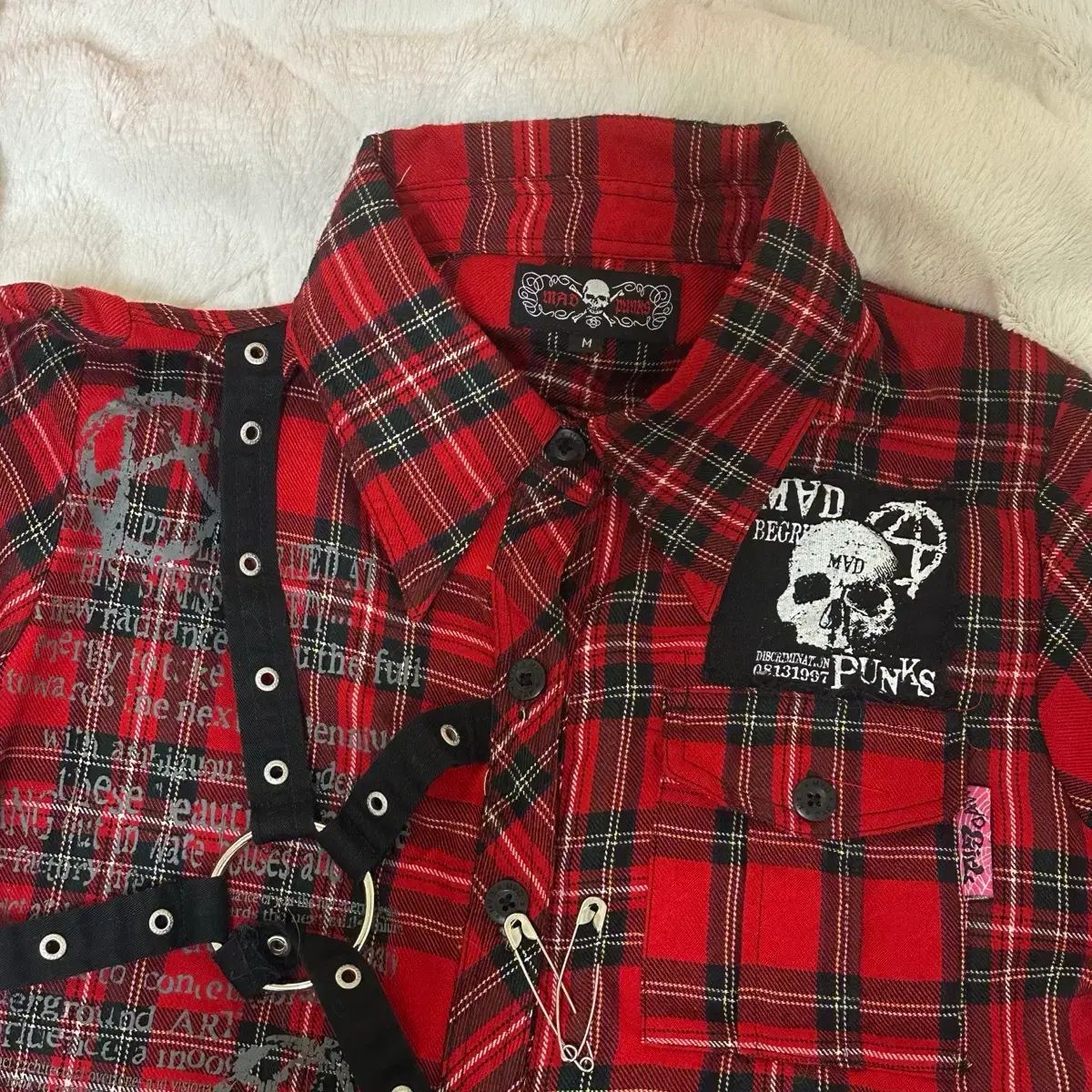 mad punks 매드펑크 チェック ONE PIECE パンクルック タータン
