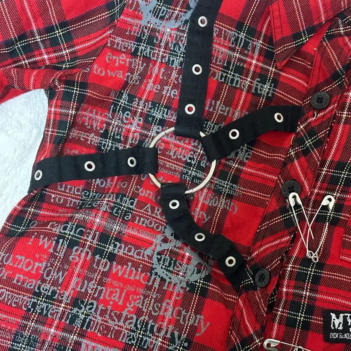 mad punks 매드펑크 チェック ONE PIECE パンクルック タータン