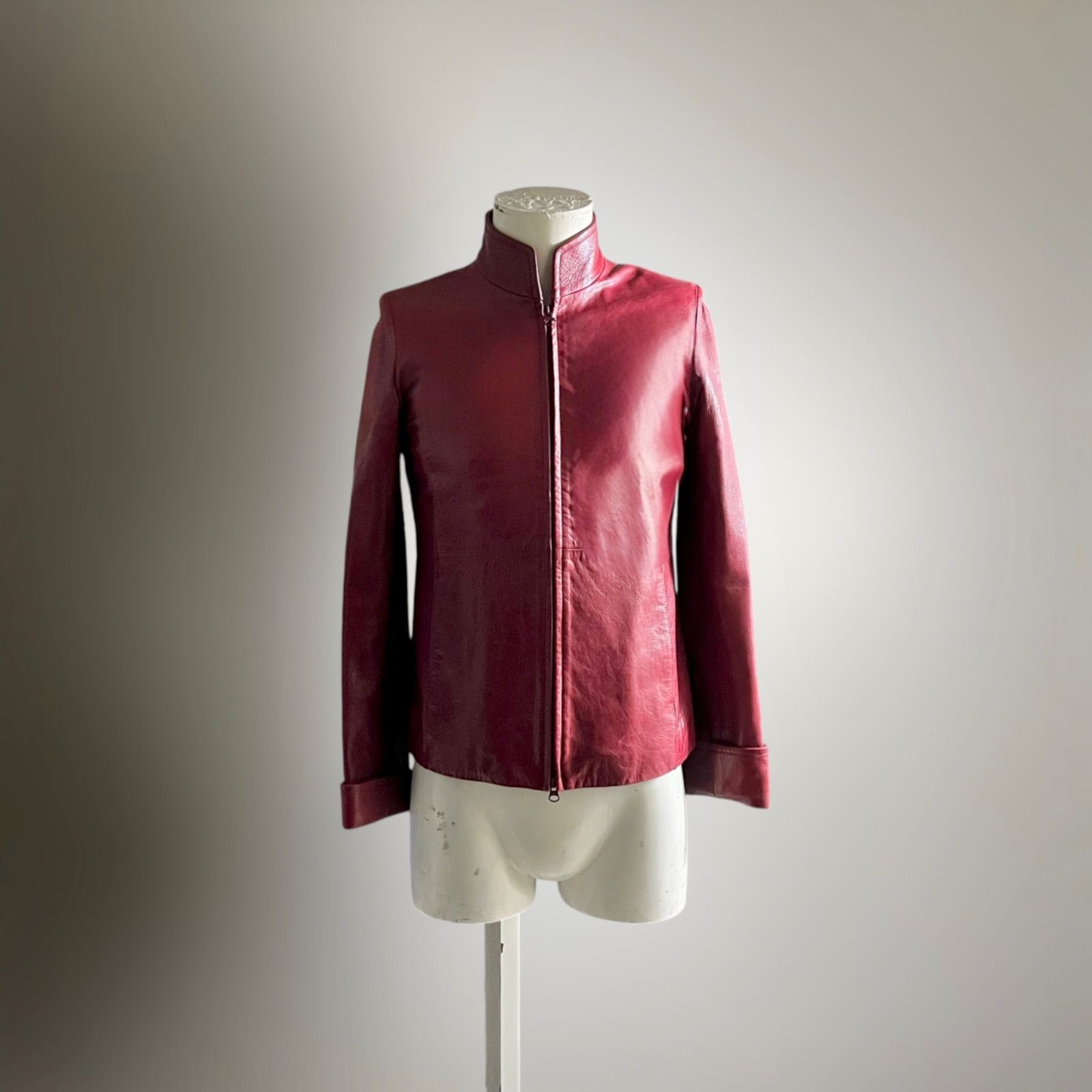 Vintage 90s レザージャケット ダブルジップ ヴィンテージ ライダース