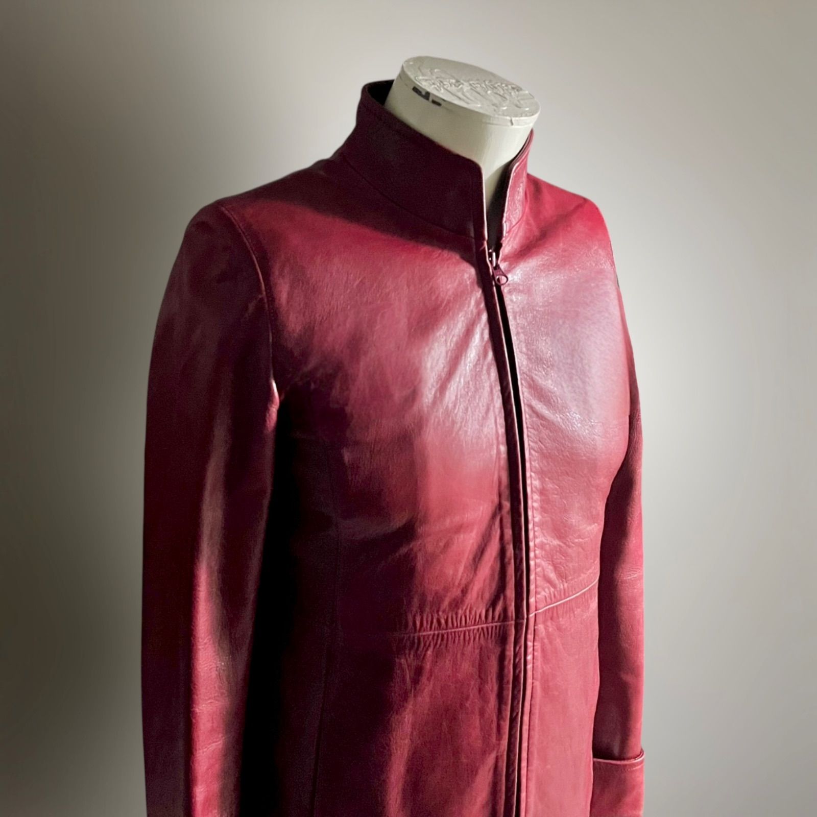 Vintage 90s レザージャケット ダブルジップ ヴィンテージ ライダース