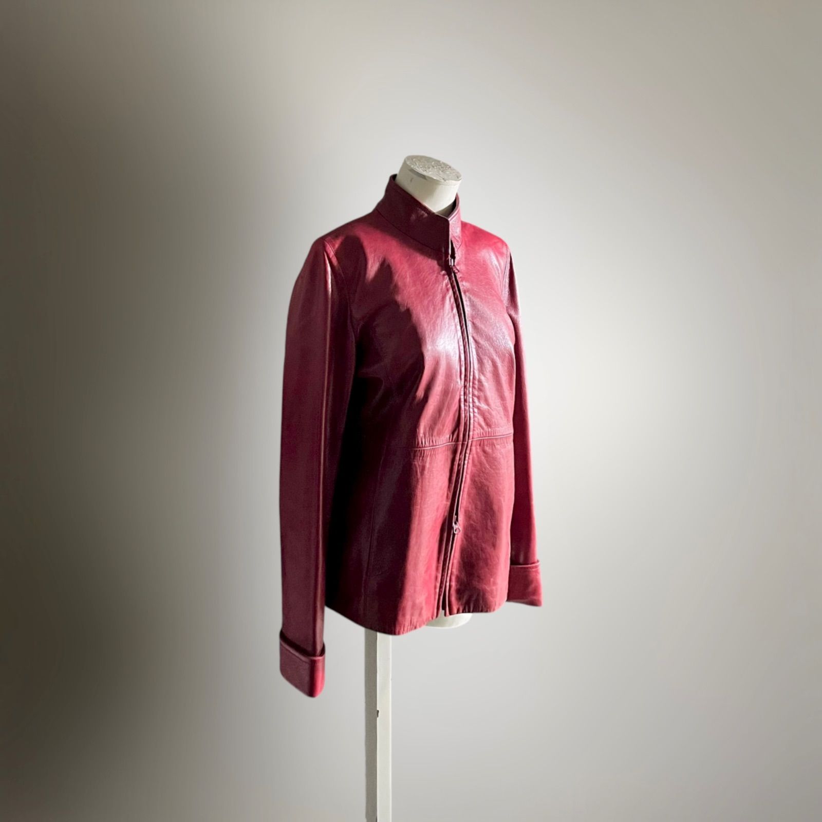 Vintage 90s レザージャケット ダブルジップ ヴィンテージ ライダース