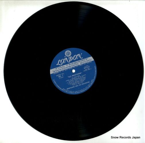 レコード】マントヴァーニ ジェラシー・オレ・マントヴァーニ GT512