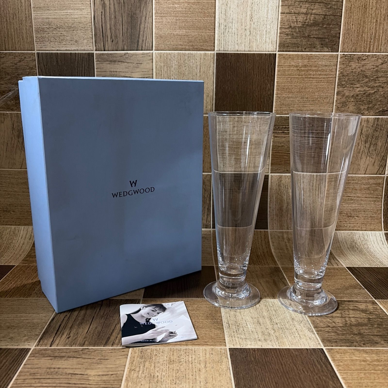 未使用 WEDGWOOD ウエッジウッド ペア ピルスナー グラス - メルカリ
