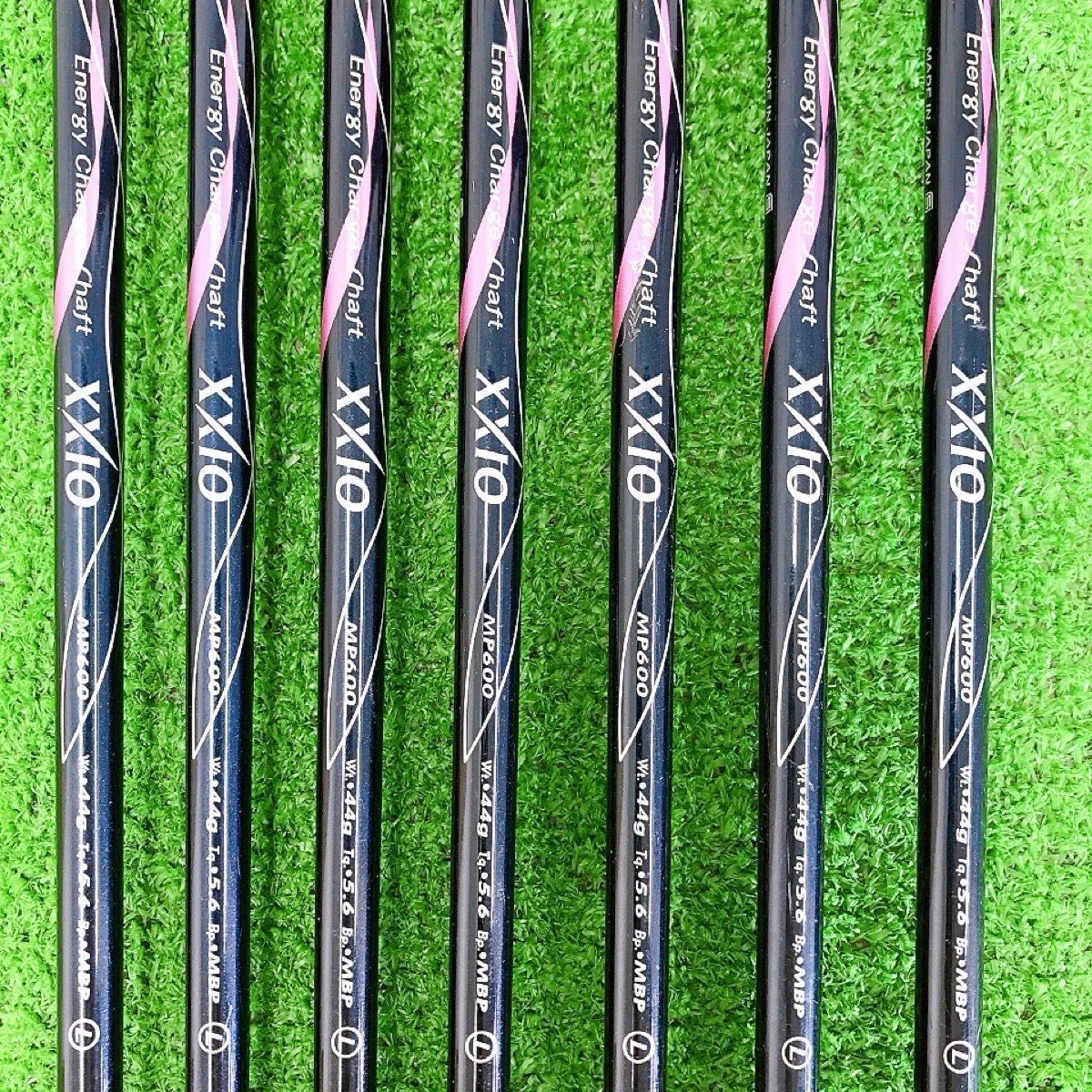 テ16☆ゼクシオ6 7本レディースアイアンセット MP600L ピンク XXIO7