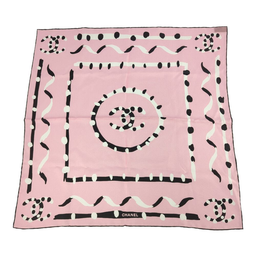 CHANEL シャネル ココマーク・スカーフネックウェア/ピンク【オール