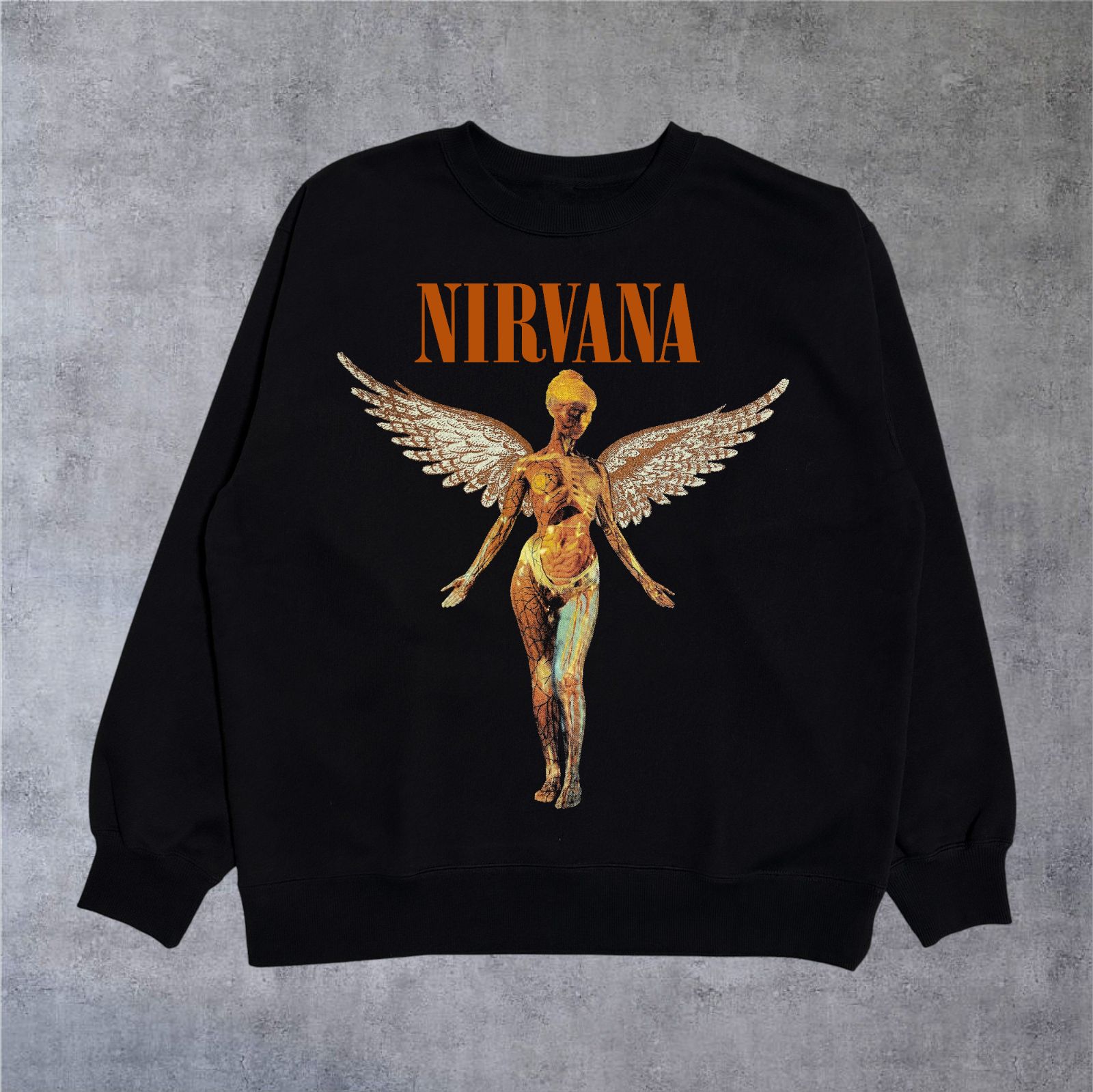 NIRVANA ニルヴァーナ in utero スウェット バンド ブラック BB067