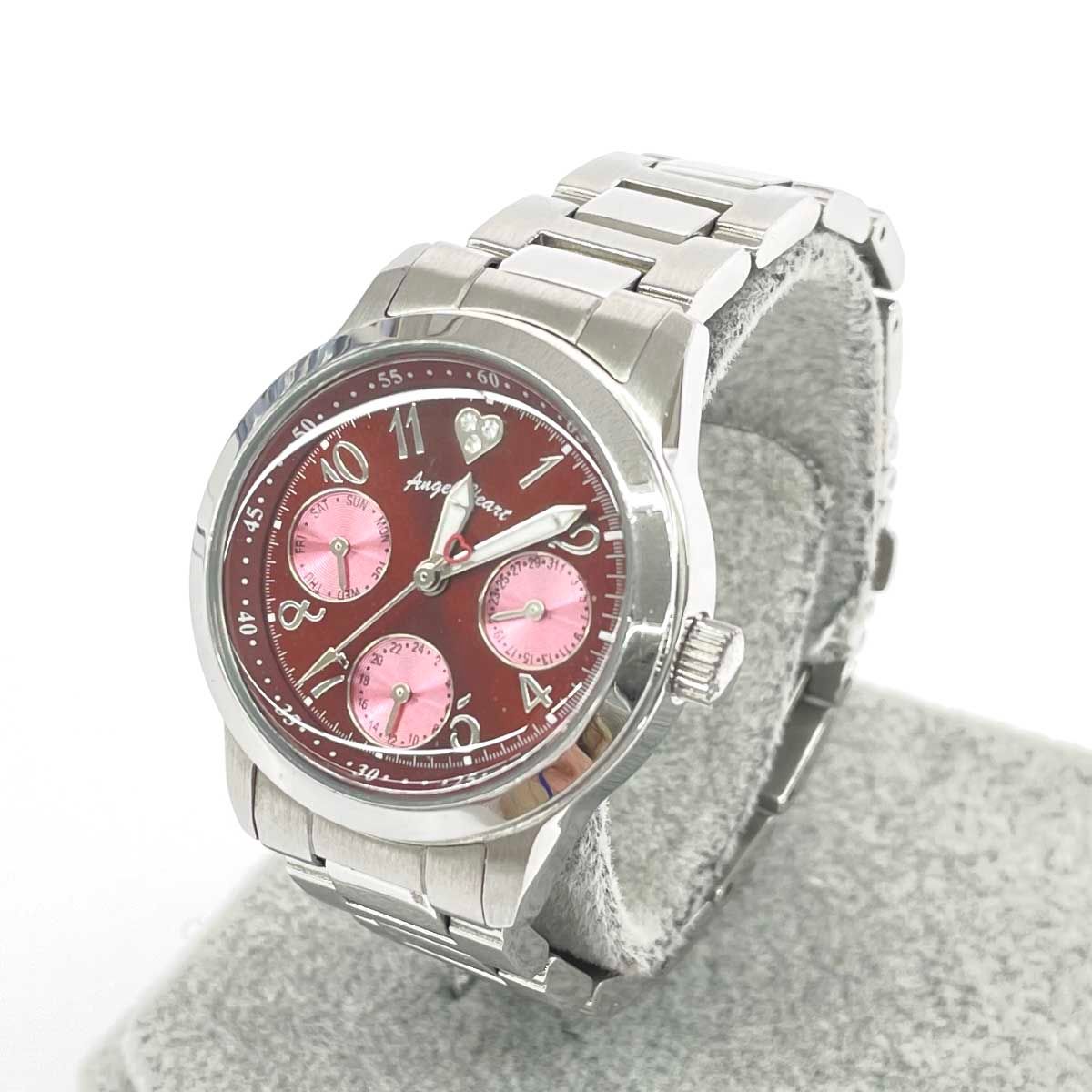 Angel Heart エンジェルハート 腕時計  クロノグラフ/SS/ CE30   シルバーカラー レディース / 240001185570 Angel Heart エンジェルハート 腕時計 クロノグラフ/SS/ CE30 シルバー
