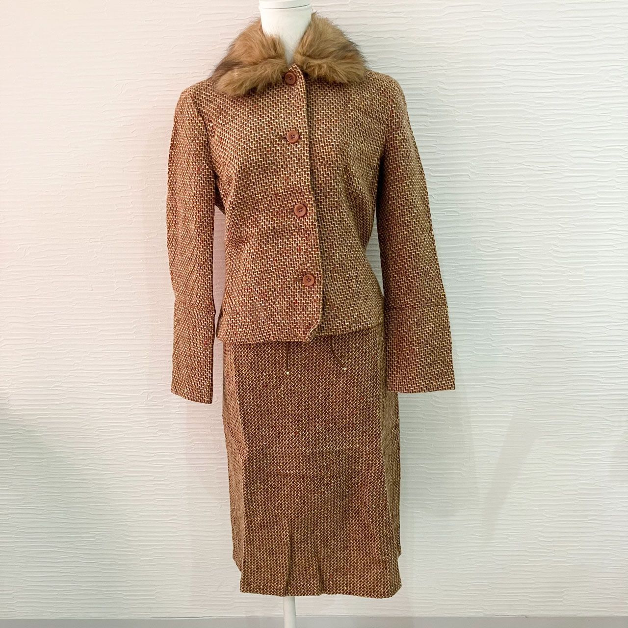 入手困難】BURBERRY・バーバリーブルーレーベル・ネップツイード