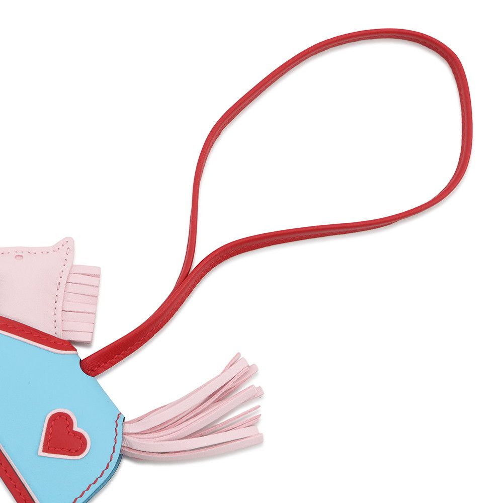 エルメス バッグチャーム ロデオPM ロベオクール ローズダーリン