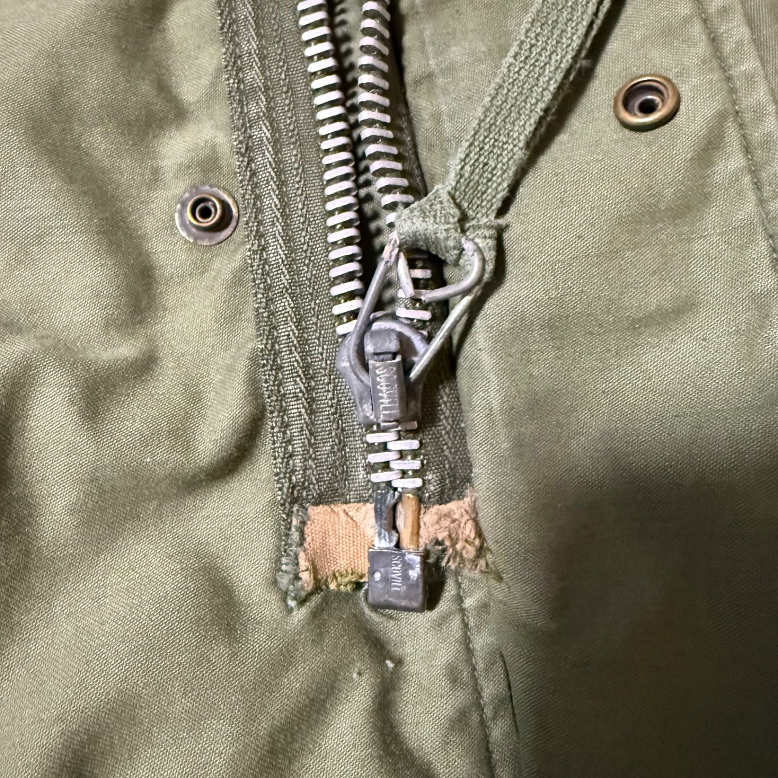 グレーライナー 米軍実物 M-65フィールドジャケット 2nd アルミジップ