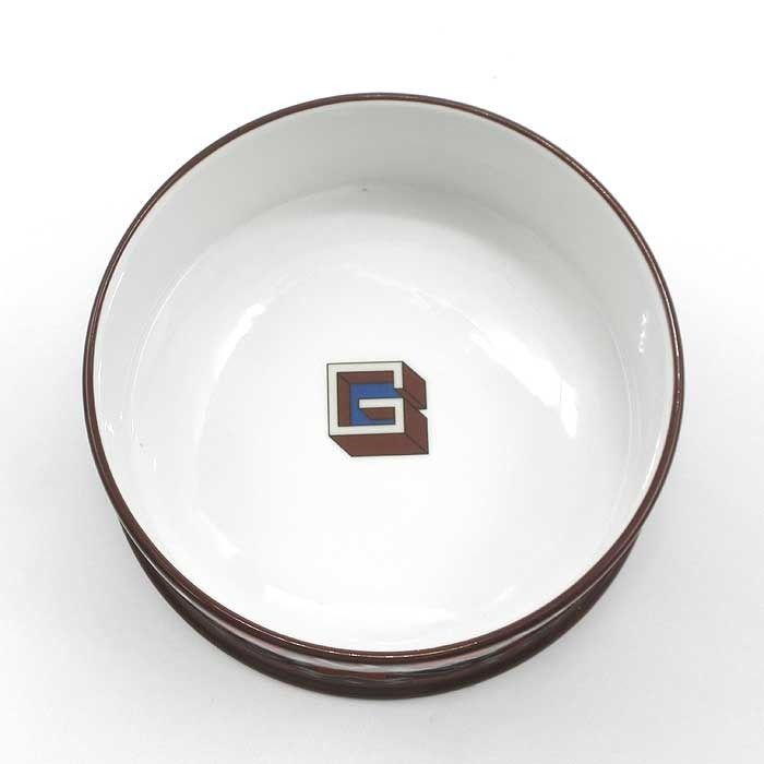 新品】グッチ ペット用 食器 GUCCI ジノリ ジオメトリックG プリント