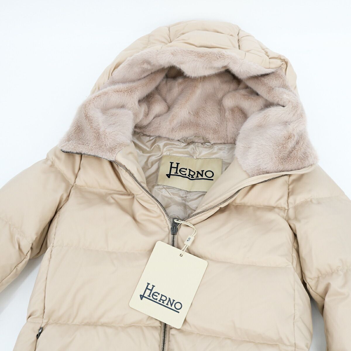 □HERNO ヘルノ PI001948D 1980/BEIGE CHIARO ダウンジャケット ダウン 