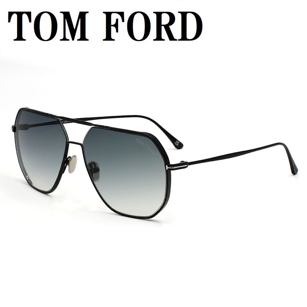 トムフォード TF0852 01B 61 サングラス グレー ブラック トムフォード TOM FORD TF0852 01B 61 サングラス ノーズパット メガネ
