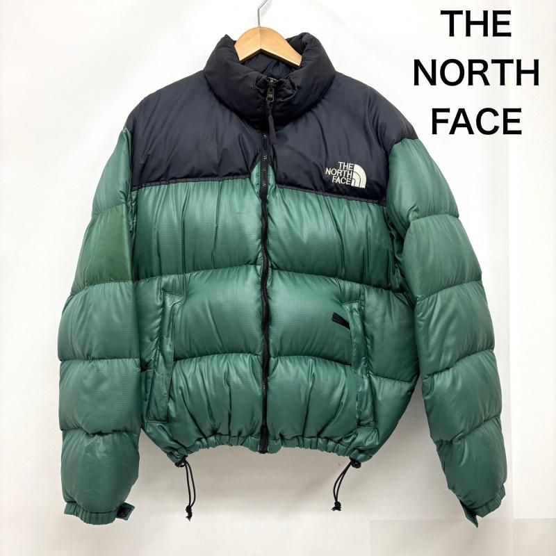 ザノースフェイス ヌプシダウン 90s オールド 希少カラー グリーン 