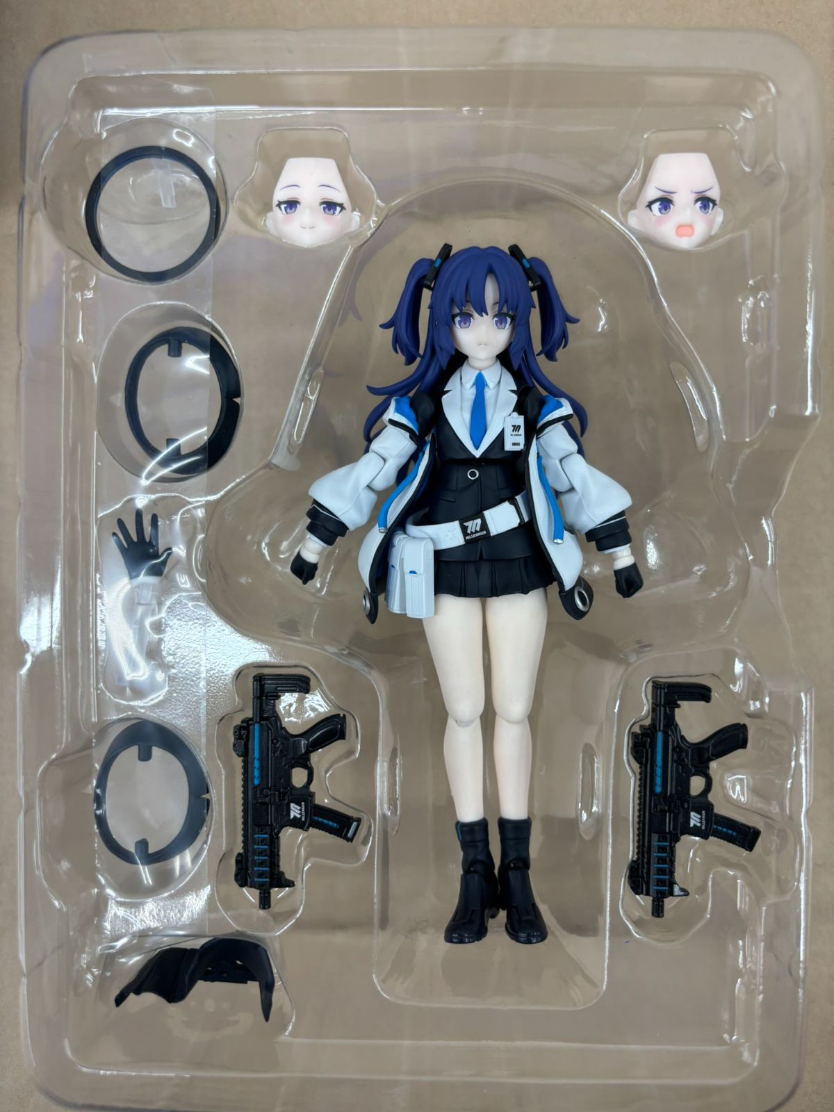 ブルーアーカイブ figma 630 早瀬ユウカ 特典パーツ 目閉じ顔付き