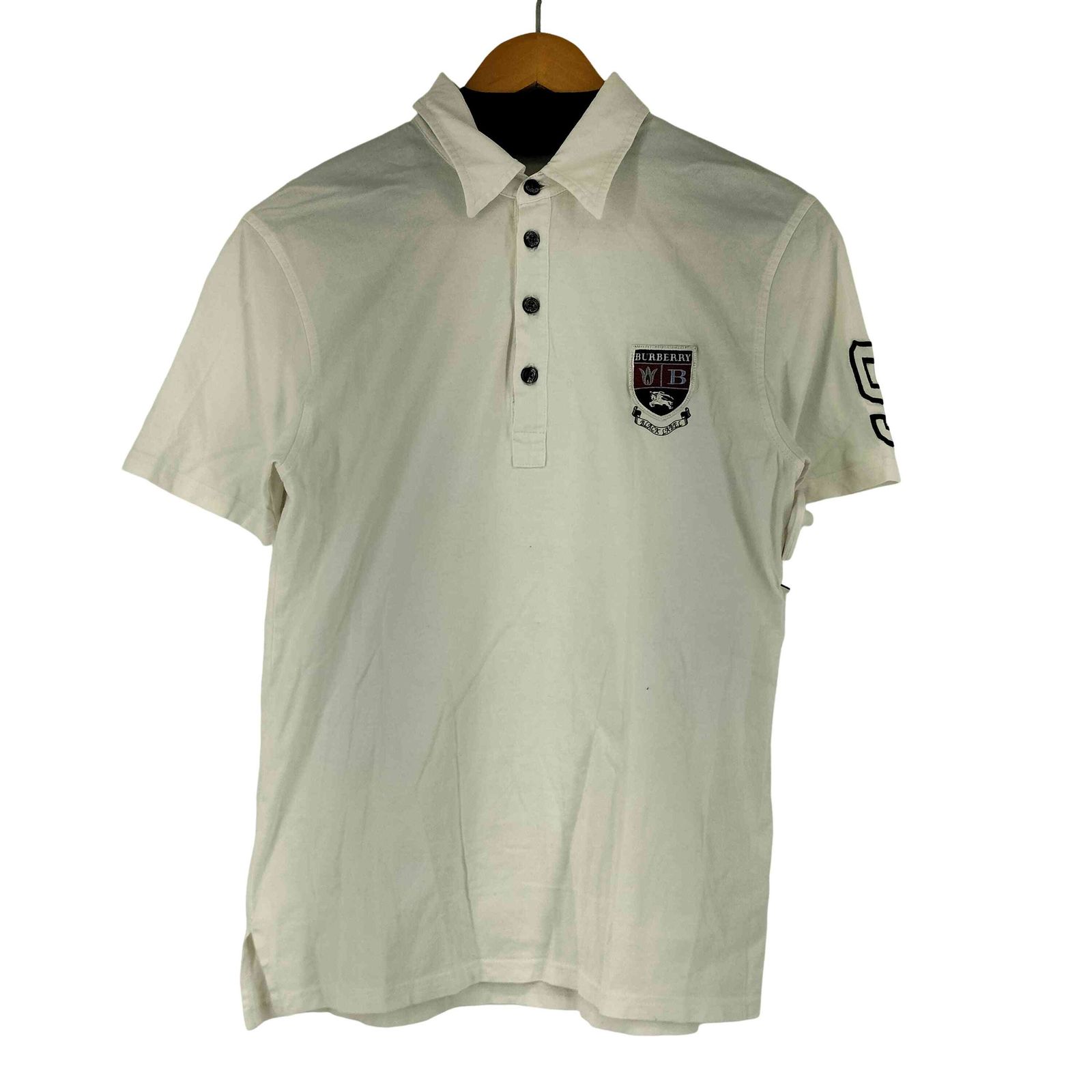 バーバリーブラックレーベル BURBERRY BLACK LABEL ロゴアップリケ S/S 