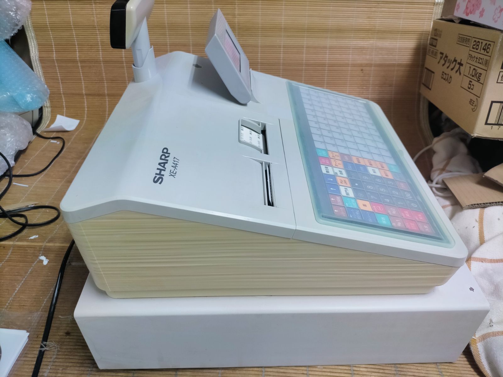 シャープレジスター XE-A417 PC連携売上管理 最上位機種 390200 - メルカリ