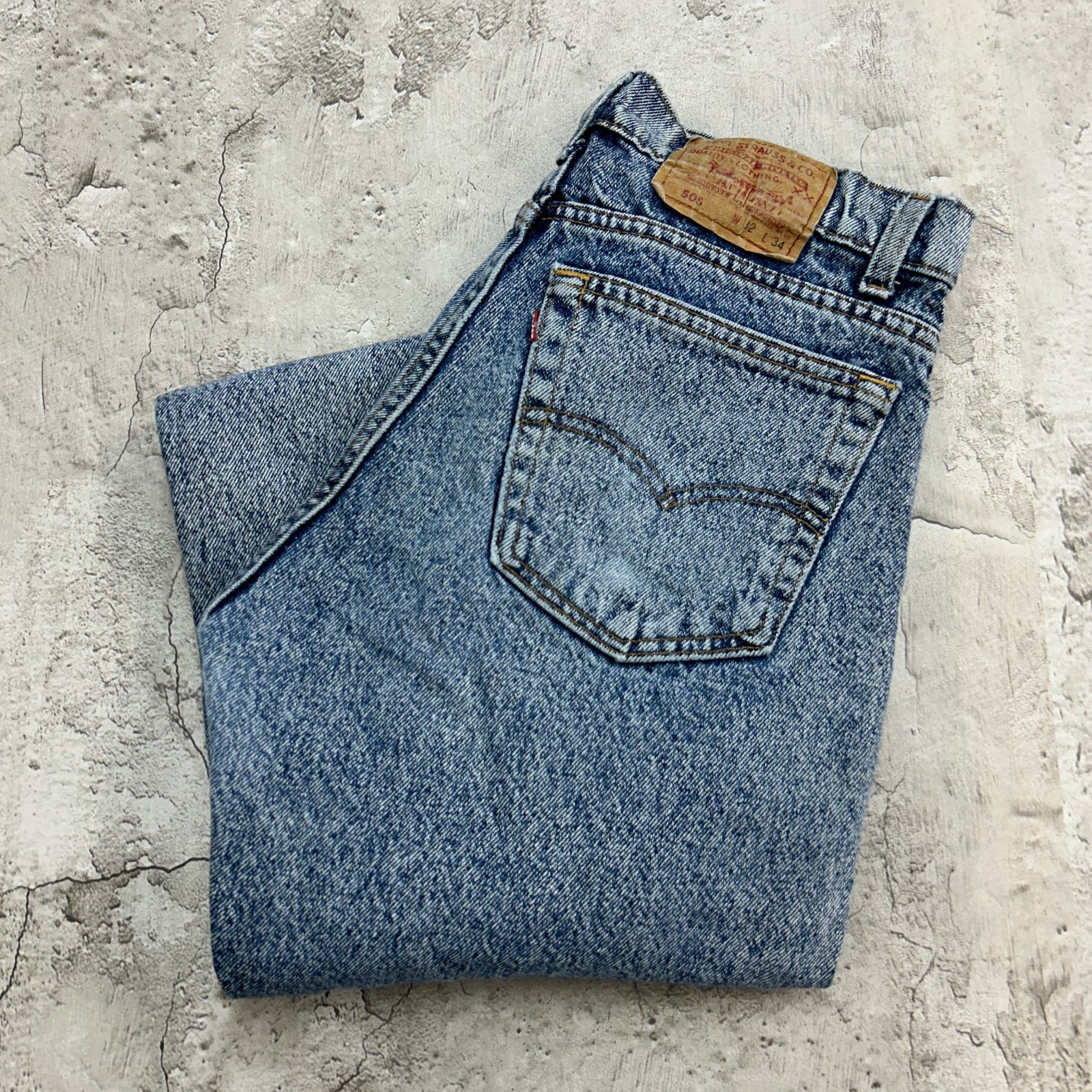 90s USA製 リーバイス 505 デニムパンツ W32 刻印532 インディゴブルー