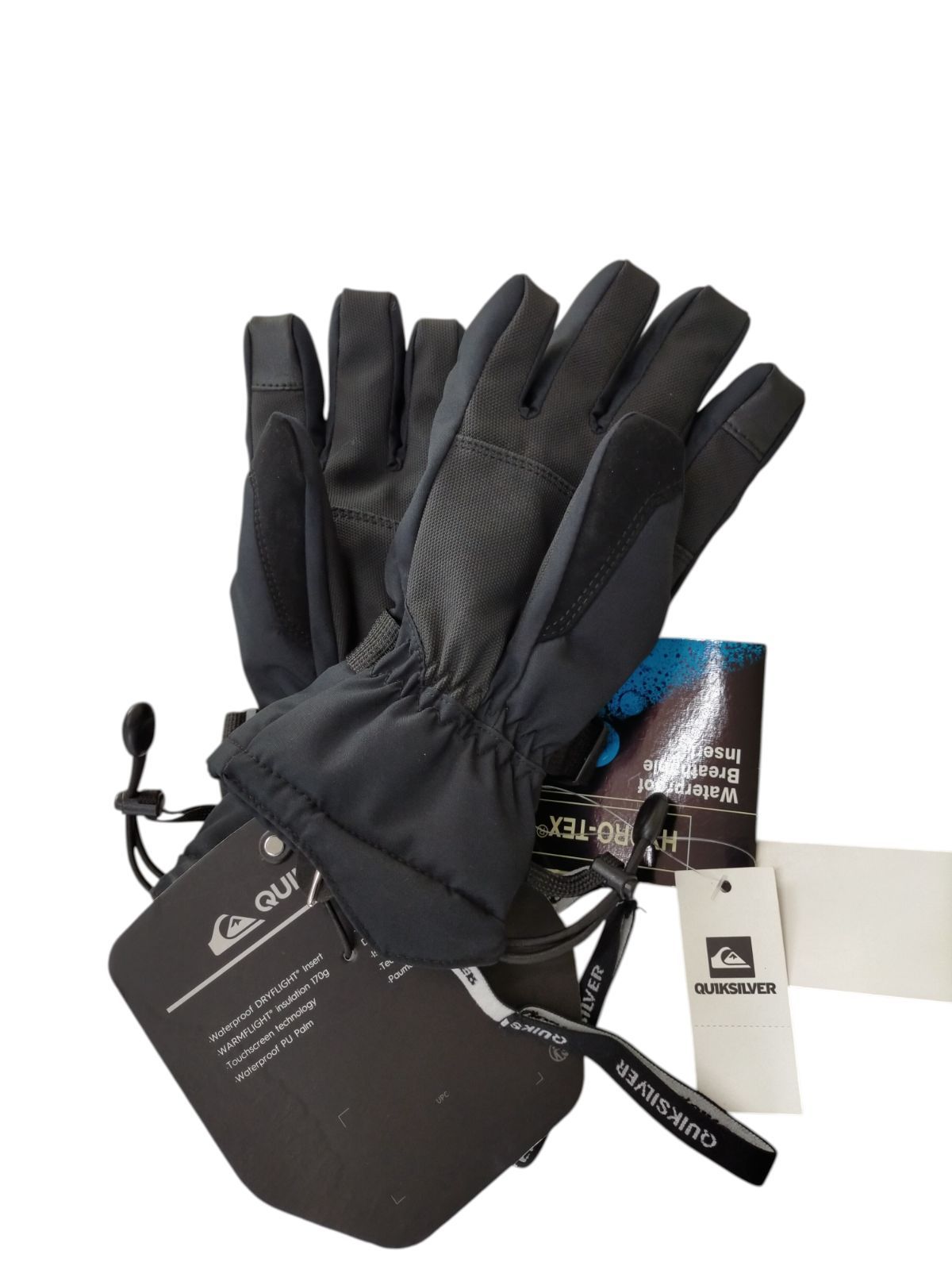 クイックシルバー◇キッズ スノボ スノーグローブ 防水インサート