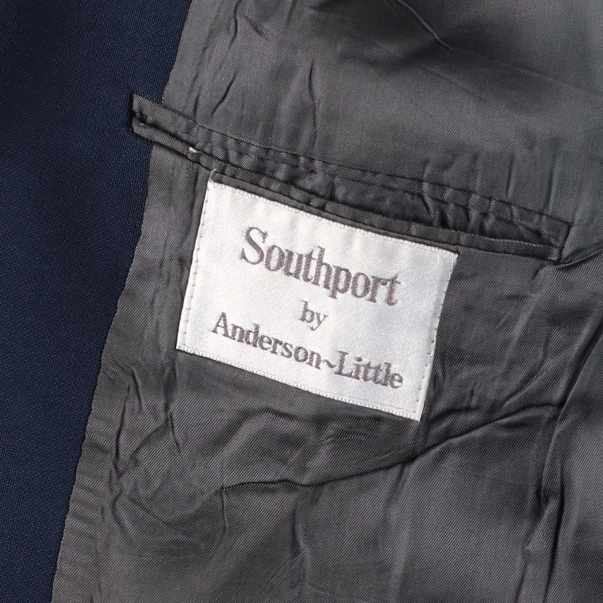 古着 Anderson~Little Southport 紺ブレザー テーラードジャケット USA