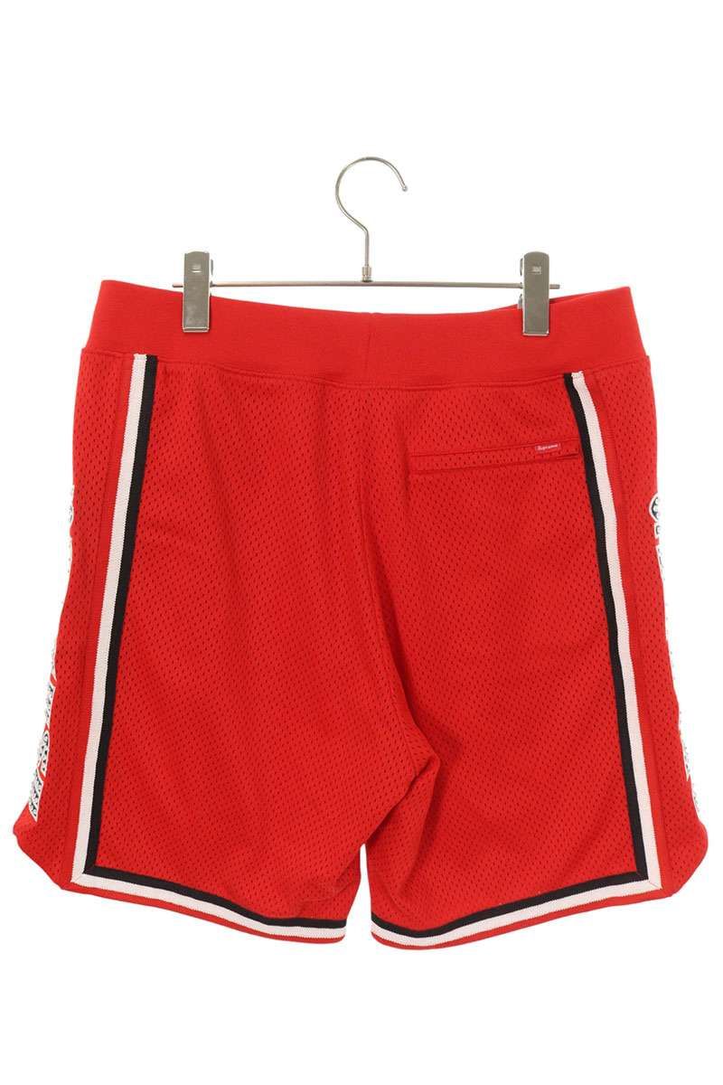 シュプリーム 19SS Rhinestone Basketball Short ラインストーンロゴ