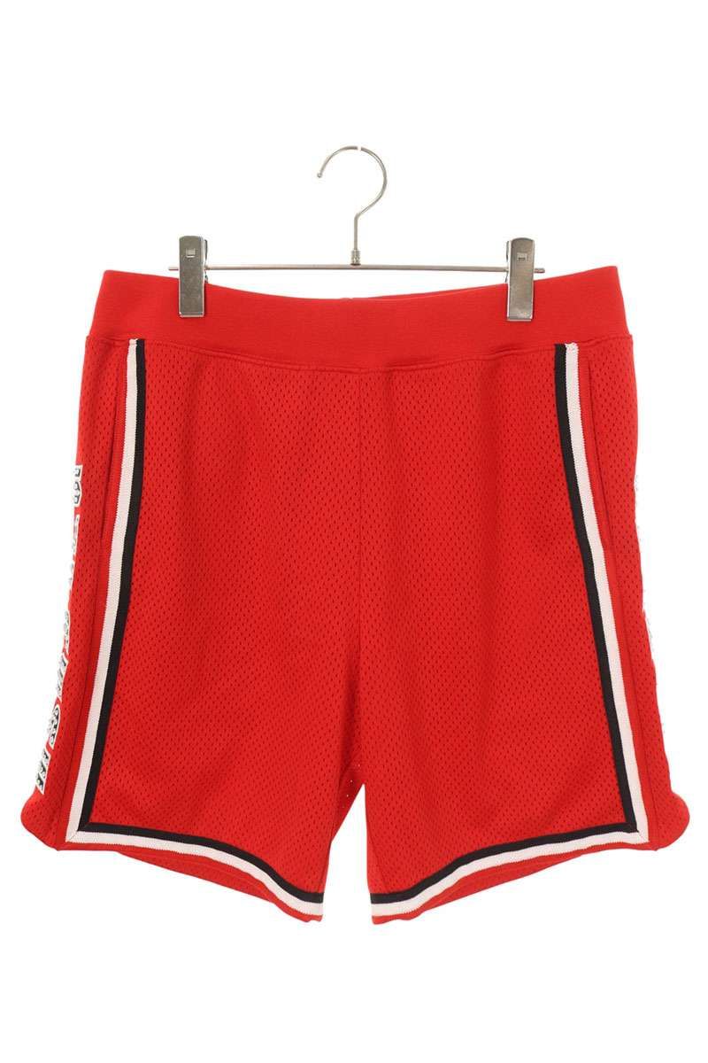 シュプリーム 19SS Rhinestone Basketball Short ラインストーンロゴ