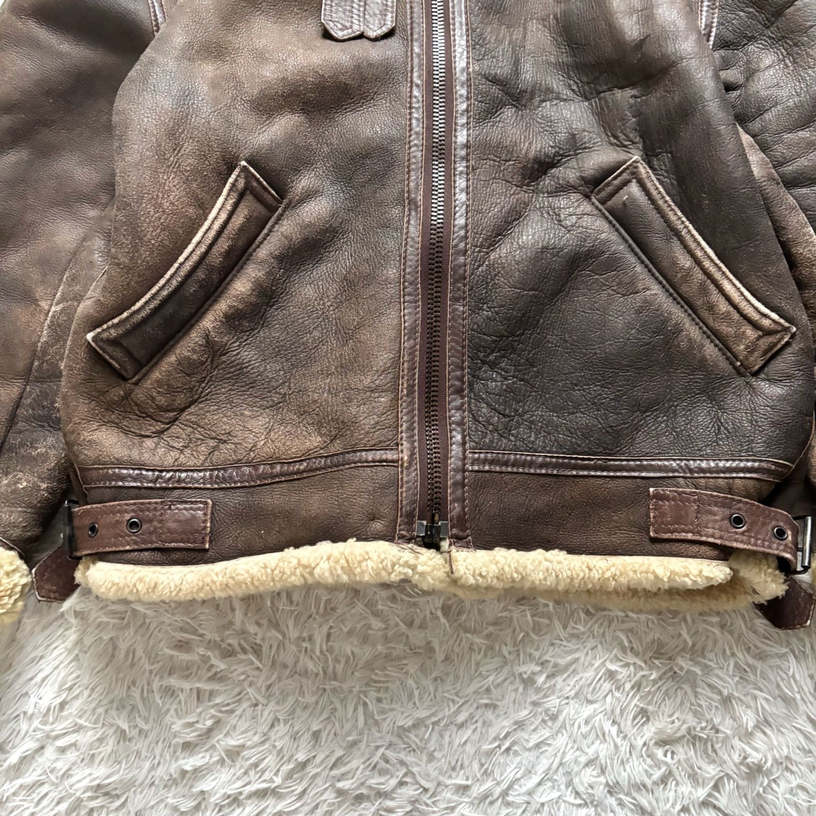 MITSUMINE ミツミネ リアルムートンジャケット B-3 フライトジャケット