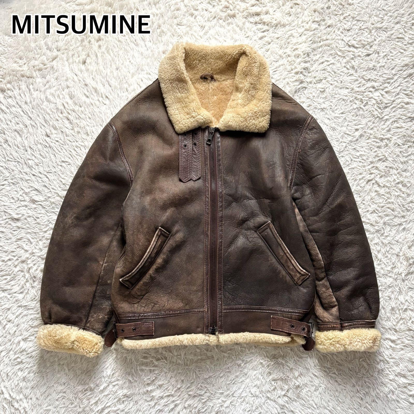 MITSUMINE ミツミネ リアルムートンジャケット B-3 フライトジャケット