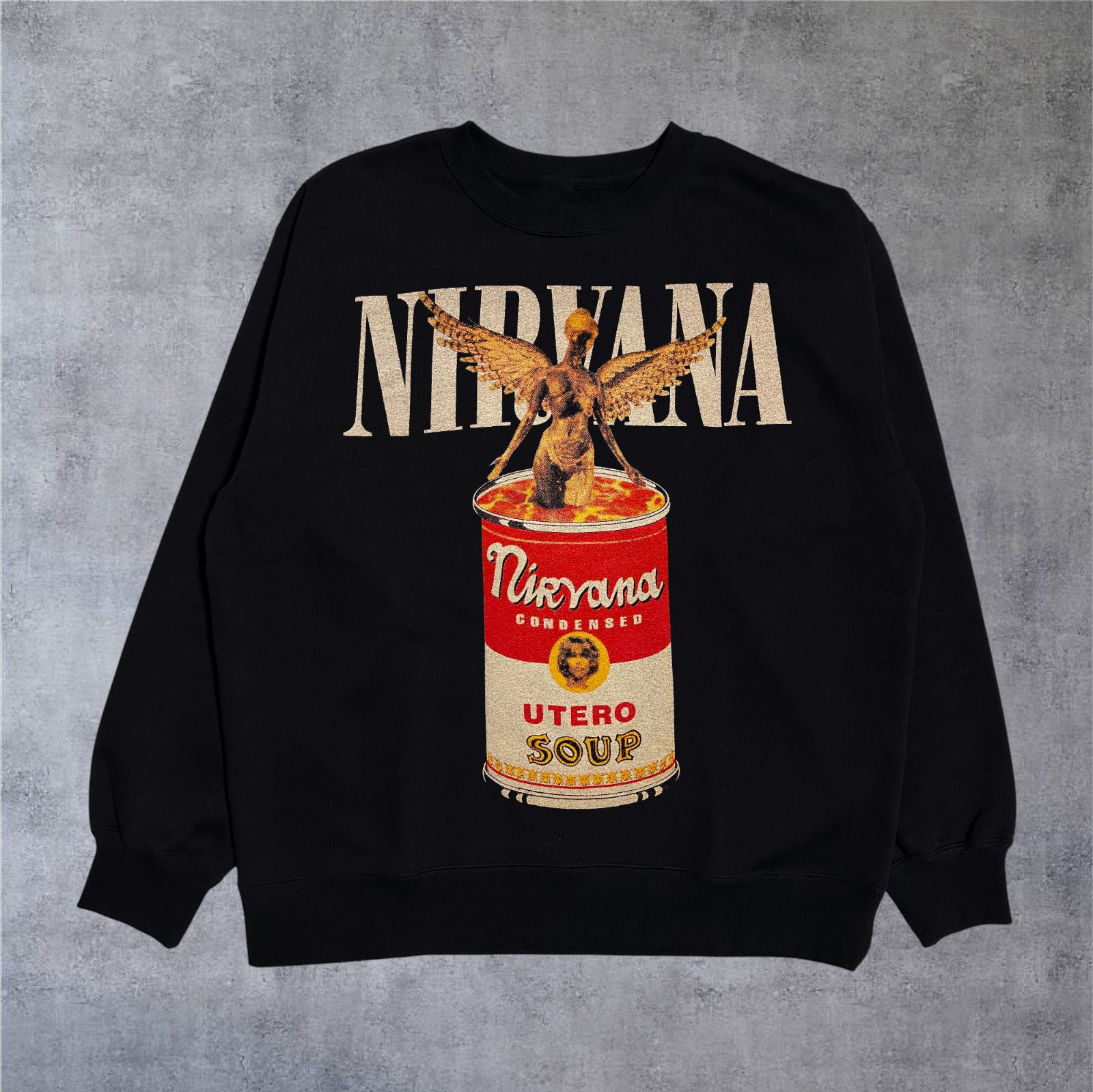 NIRVANA ニルヴァーナ in utero スウェット バンド ブラック BB104 