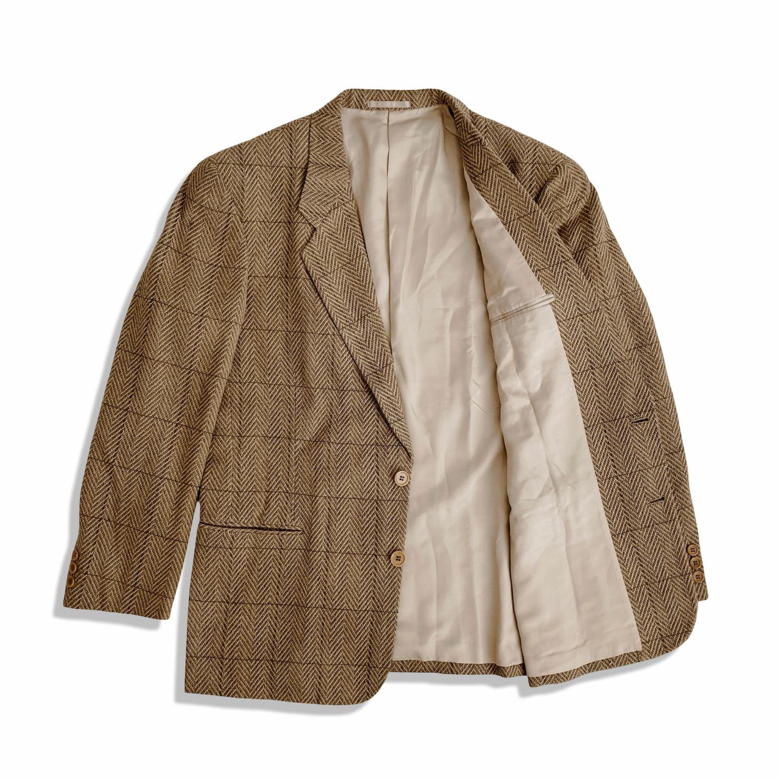 EMPORIO ARMANI エンポリオ アルマーニ チェック柄 シルクブレンド