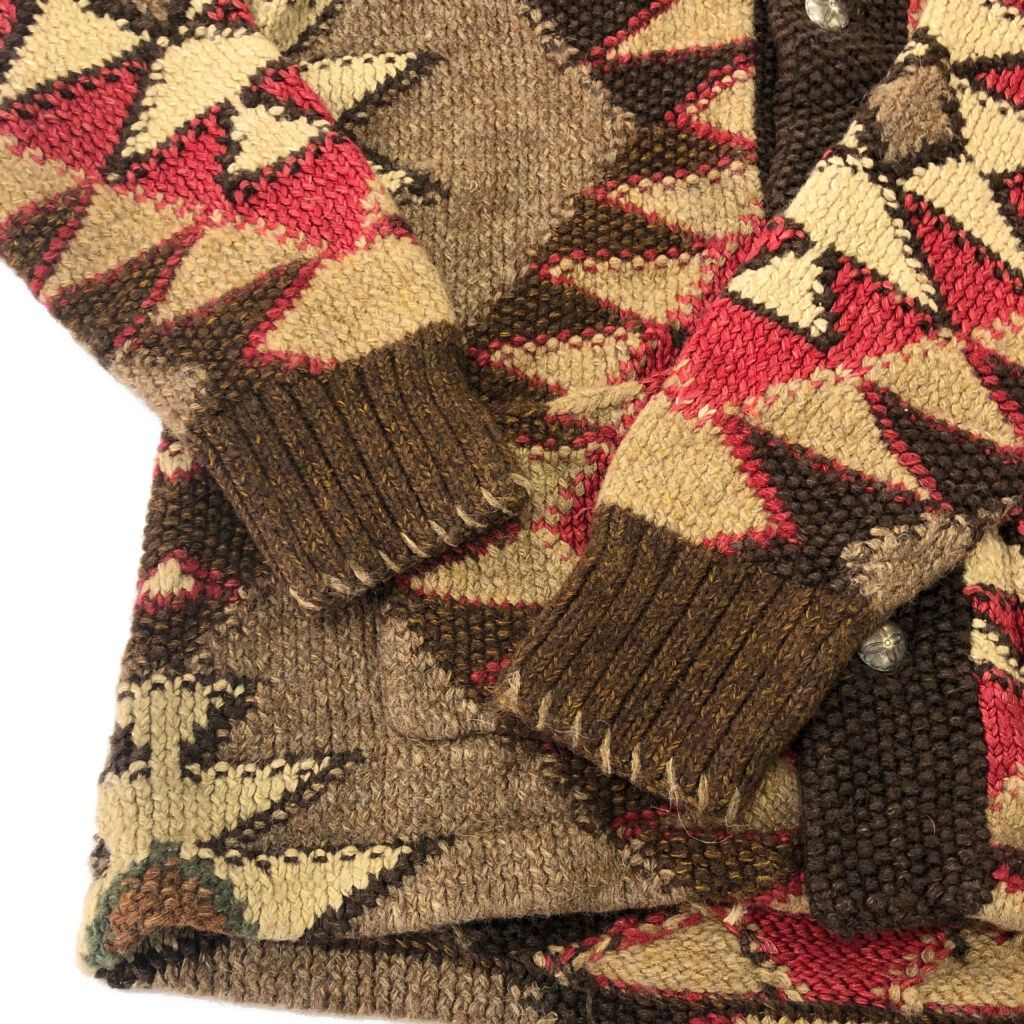 RRL ダブルアールエル ハンドニット ショールカラーカーディガン