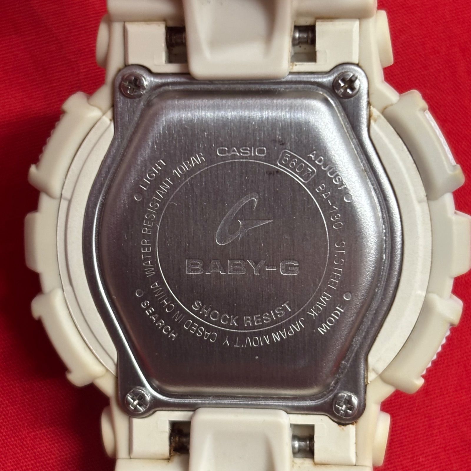 Baby-G BA-130 時計 5257＊JA レディース 白ピンク ベビーG - メルカリ