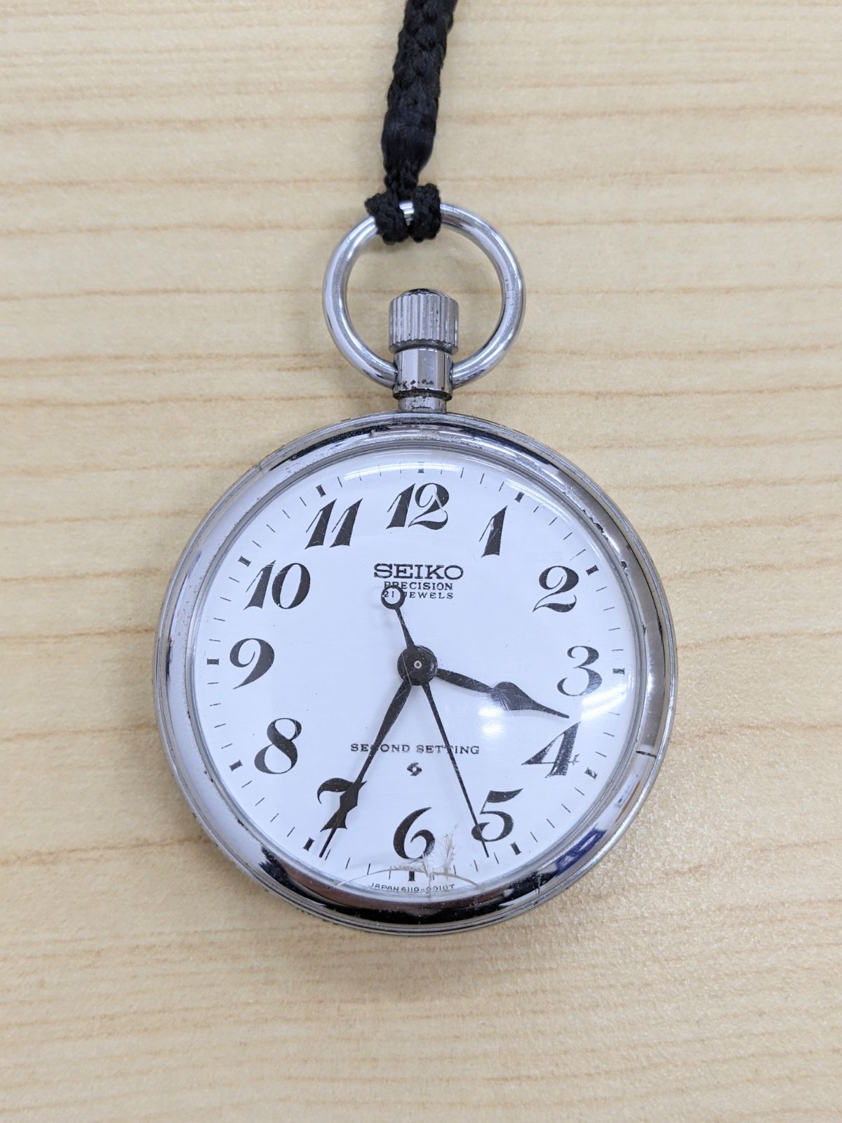 稼働・長期動作未確認】SEIKO セイコー 懐中時計 PRECISION