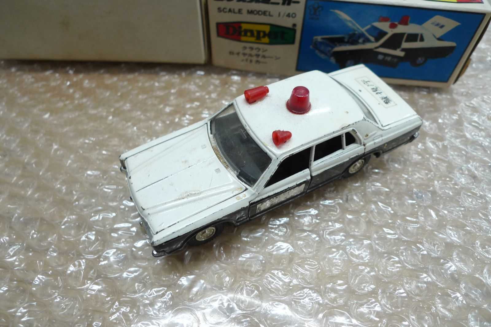 YONEZAWA TOYS DIAPET 09-0347 クラウン ロイヤルサルーン パトカー