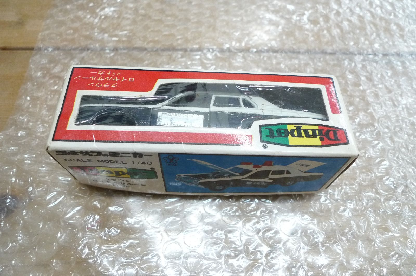 YONEZAWA TOYS DIAPET 09-0347 クラウン ロイヤルサルーン パトカー
