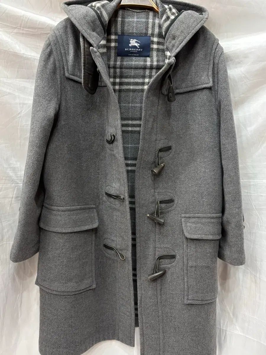 バーバリー スペシャルティ ダッフル コート グレー 100/66 サイズ