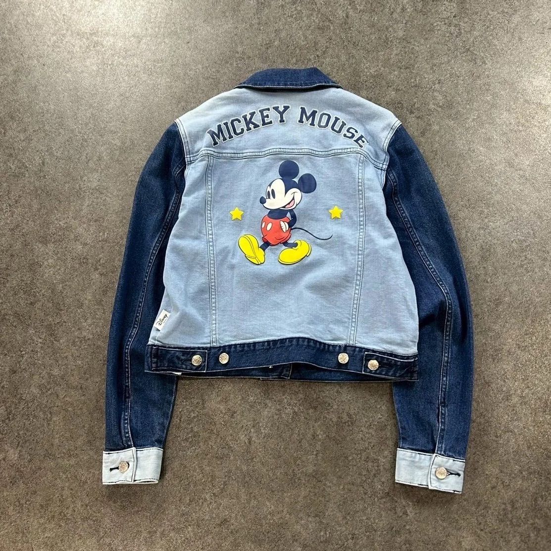 新品 未使用 Disney Her Universe Mickey Mouse Denim Tracker Jacket 