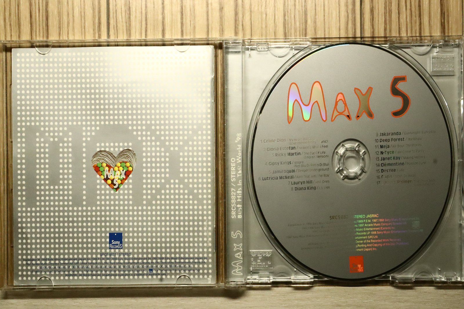 国内盤CD☆オムニバス/Various Artists□ MAX5 Best Hits 【SRCS8827