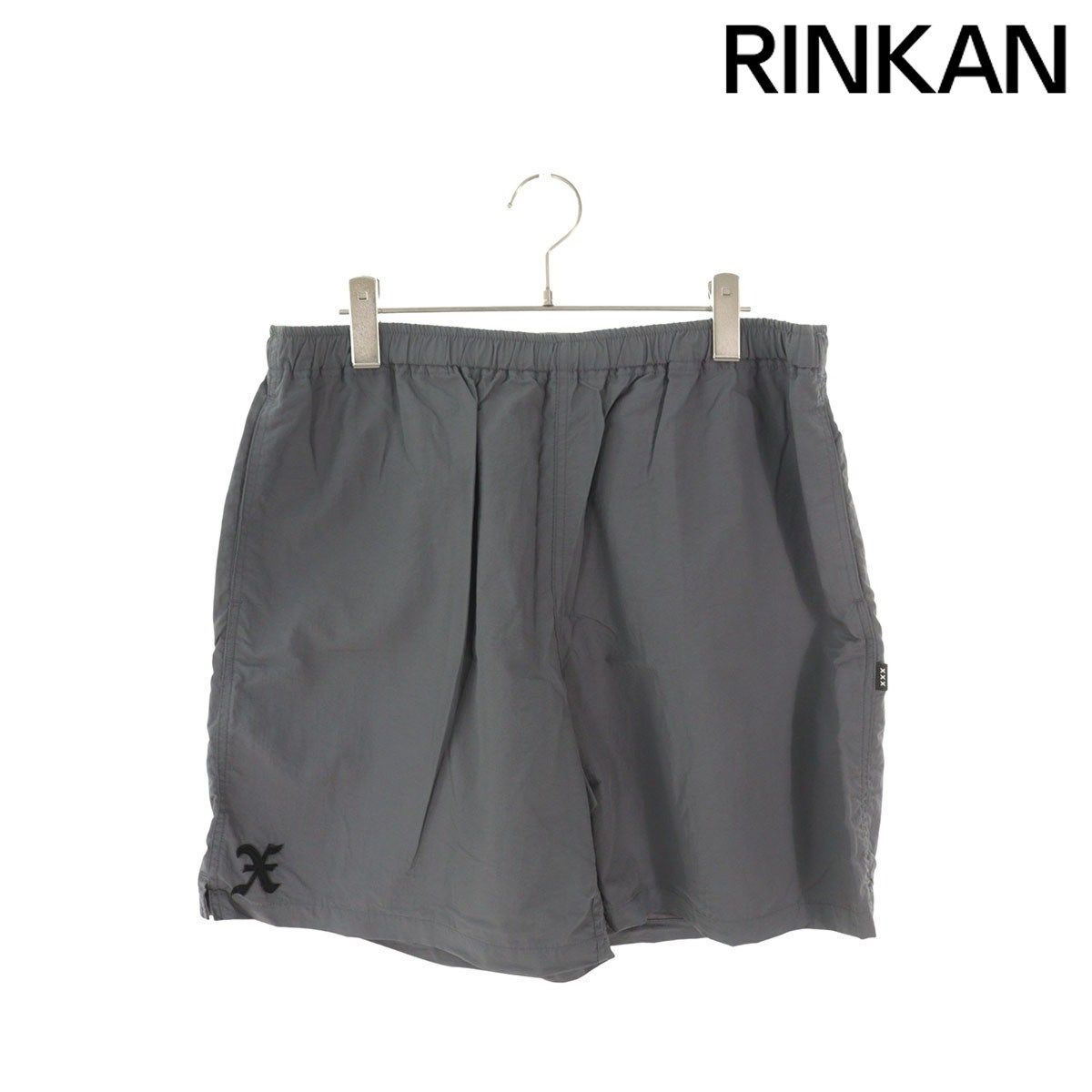 ゴッドセレクショントリプルエックス ワッペン付きナイロンハーフ