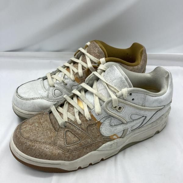 【中古】NIGO×NIKE AIR FORCE 3 LOW SP Kintsugi/Bamboo サイズ26.5cm HQ0261-201 ナイキ ホワイト ベージュ[19][240019522994] 中古】NIGO×NIKE AIR FORCE 3 LOW SP Kintsugi/Bamboo サイズ26.5cm