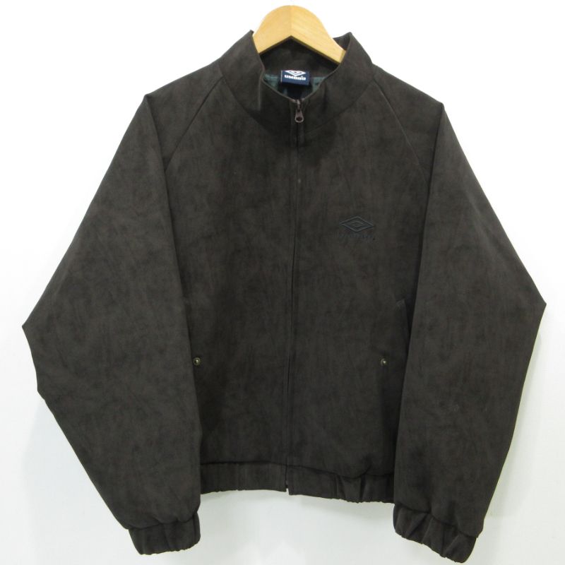 UMBRO Brushed Stand Collar Blouson ブラウンL UMBRO Brushed Stand